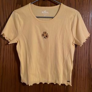 Hollister sunflower shirt